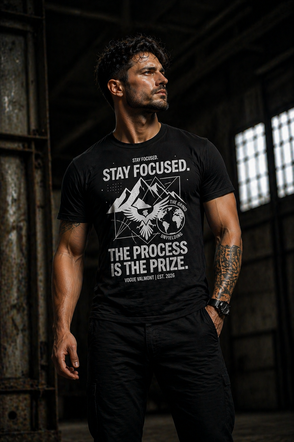 FOCUS — UNISEX OVERSIZED TEE