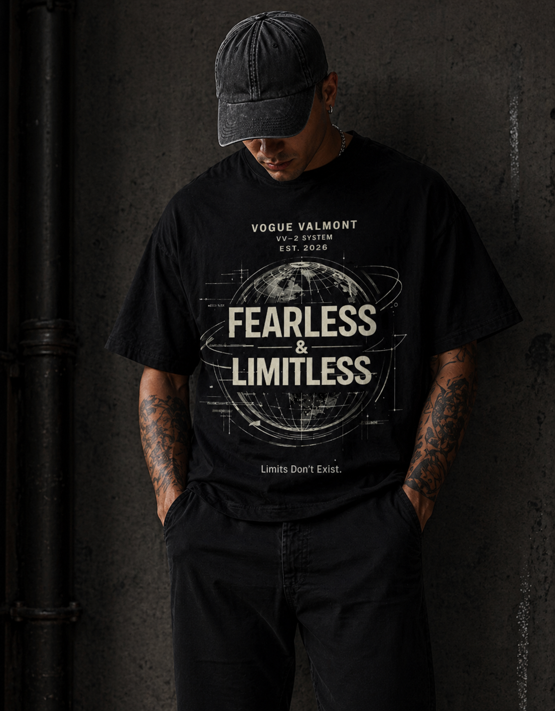 LIMITLESS — UNISEX OVERSIZED TEE