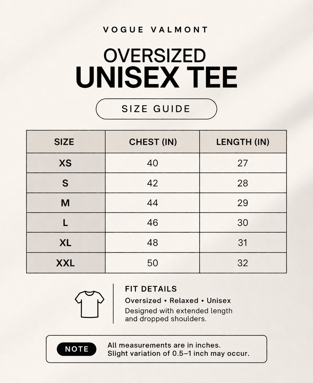LEGACY — UNISEX OVERSIZED TEE